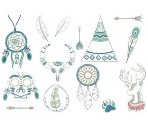 Stickserie - Tipi Life